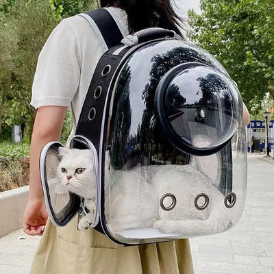 Pet Cat Carrying Bag Space Backpacks Breathable Portable | SAMAG
