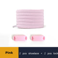 Elastic Shoe Laces Buckle Lock No Tie Shoelaces Sneakers Flat Woven Shoelace without Ties Kids Adult Rubber Bands for Shoes