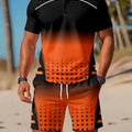 Men's Summer Polo Shirt Sets Casual Collared Sportswear | SAMAG