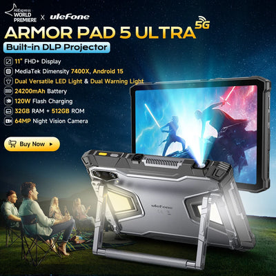 Ulefone Armor Pad 5 Ultra 5G Rugged Tablet Portable | SAMAG