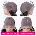 30 inch Lace Front Wig Straight Lace Frontal Wigs Pre Plucked 200% Density 13X4 Brazilian Human Hair Wig For Women Natural Black