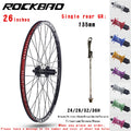 ROCKBAO Mountain Bike Wheelset 24/26/27.5/29inches Disc Brake 4Bearings 7-12speed Quick Release 29er MTB Bicycle Wheel