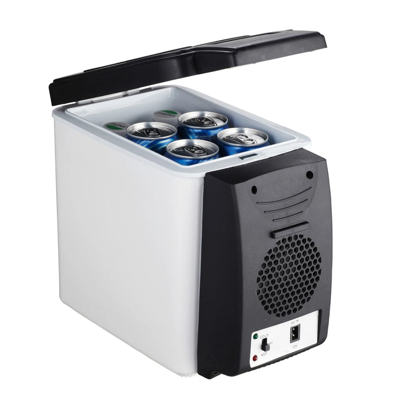 Electric Car Refrigerator 6L 12V Mini Fridge Freezer Vehicle Refrigeration and Heating Ice Box Car Electronic Devices Fridge