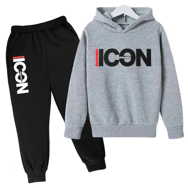 Children's Hooded Sweatshirt with Letters - 3-13 Years | SAMAG