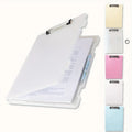 Portable A4 Nursing Clip File Plastic File Box Clipboard with Storage File Box Organizer Folder