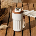Stainless Steel Vacuum Insulated Water Bottle Thermos Mug for Hot & Cold Drinks, Portable Thermal Flask for Home Office Travel