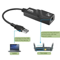 USB 3.0 wired network card to RJ45 Type - C to LAN Ethernet adapter for PC Laptop MacBook Windows - Visuel 2 | SAMAG