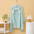 1 Comfortable and Multifunctional Hooded Bath Towel, Absorbent and Soft, with Cute Cartoon Animal Designs, Suitable for Use as a Bathroom Robe, Nap Blanket, and for Occasions Such as Christmas and New Year