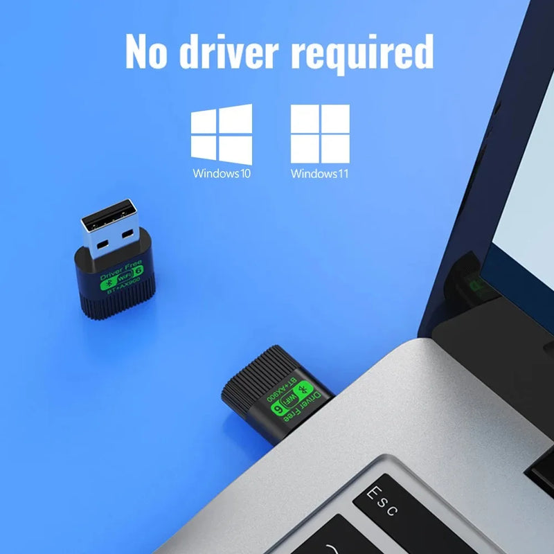 KEBIDU AX900 USB WiFi 6 Bluetooth 5.4 Adapter Dual Band 2.4G&5GHz Network Wireless Receiver Driver Free - Visuel 4 | SAMAG