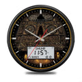 Modern Wall Clock 33cm Large Screen Round Clock With Roman Numerals Display For Living Room Bedroom Office Dropshipping