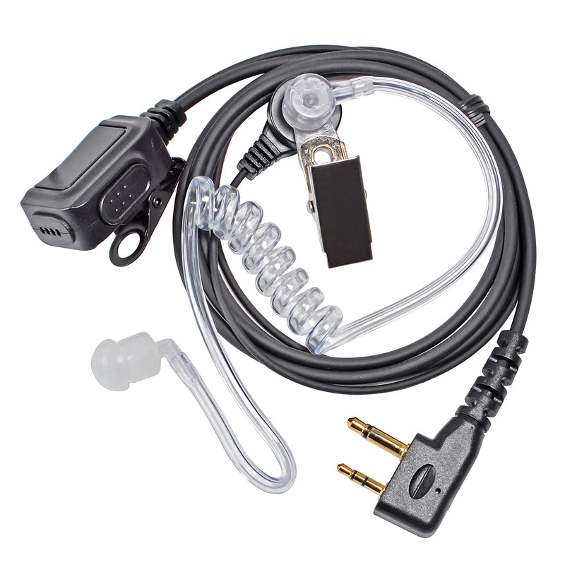 Surveillance Walkie Talkie Earpiece wired, original Headset with Clear Acoustic Coil Tube Earbud Audio Kit for Midland Radios