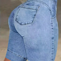 2127 [Printed Leggings - Not Faux Denim Fabric]Printed Without Texture - Non - Fabric - View 3 | SAMAG