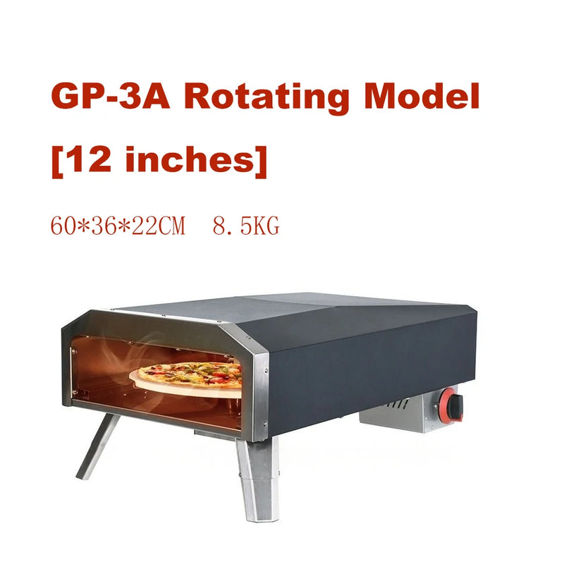 Camping Gas Pizza Oven Foldable Portable Rotating Pizza Oven Outdoor 12 inches 16 inches Pizza Cooking Stove