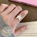VENTFILLE 925 Sterling Silver Irregular Ring for Women Geometry Versatile Minimalism  Accessories Jewelry Gift Dropshipping