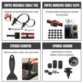Hand-held Disassembly Tools Car Trim Removal Tool Panel Door Audio Trim Removal Kit Auto Clip Pliers Fastener Remover Set
