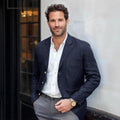 Men's Blazer Jacket Linen Tuxedo Single - Breasted Summer Casual Groomsmen For Wedding Pocket Clothes Office - View 4 | SAMAG