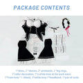 HOLOUN Zero Anime Rem Cosplay Costume Wig Lolita Maid Dress Black White Halloween Christmas