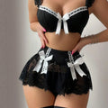 Sexy Lingerie Seamless Underwear Fancy Women Erotic Outfit Open Sexy Bra Set Fantasy Mini Skirt Bra Set Cosplay Costumes Women
