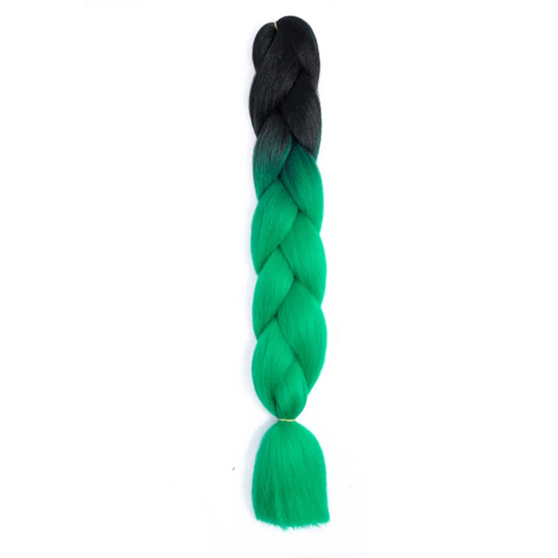 24 Inches DIY Jumbo Braiding Hair Synthetic Hair Extensions Afro Ombre Crochet Braid Hair Wholesale For Women