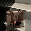 2026 New Year Textured Boston Crossbody Bag for Women,Fashion Versatile Adjustable Strap Purse with Multiple Shoulder Handbags
