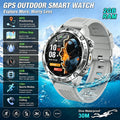 2026 Offline Map New Smart Watch 3ATM Waterproof GPS Navigation Compass Altimeter Flashlight Men 170+ Sports Bracelet Men Women