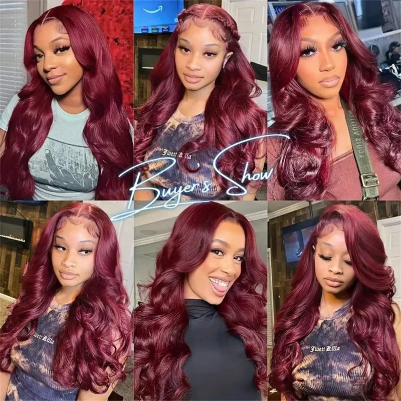 14A 99J Burgundy Body Wave Bundles Human Hair Brazilian Unprocessed 30 36 Inch Virgin Weave Raw Hair 98% Human Hair Bundles Extensions