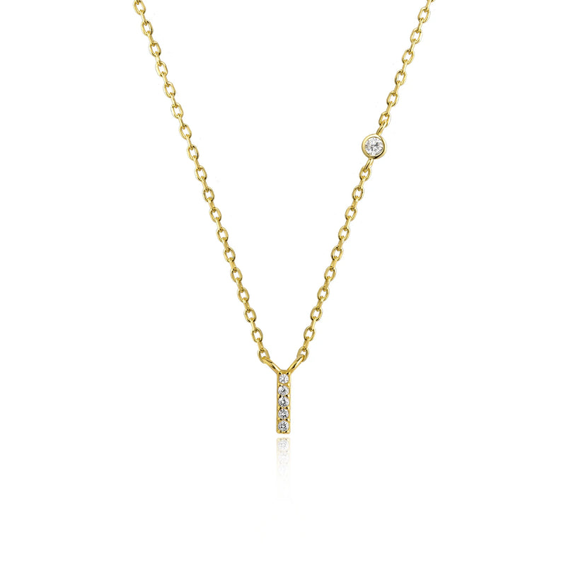 ANDYWEN 925 Sterling Silver Gold Small 26 Letters A- Z Zircon CZ Pendant Monogram Necklace Me 2020 Initial Alphabet M A Jewelry