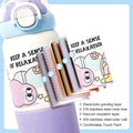 500ML Cute Cartoon Kids Thermos Bottle Children's Thermal Water Bottle 316 Stainless Steel Thermos Mug For Outdoor Water Cup ﻿