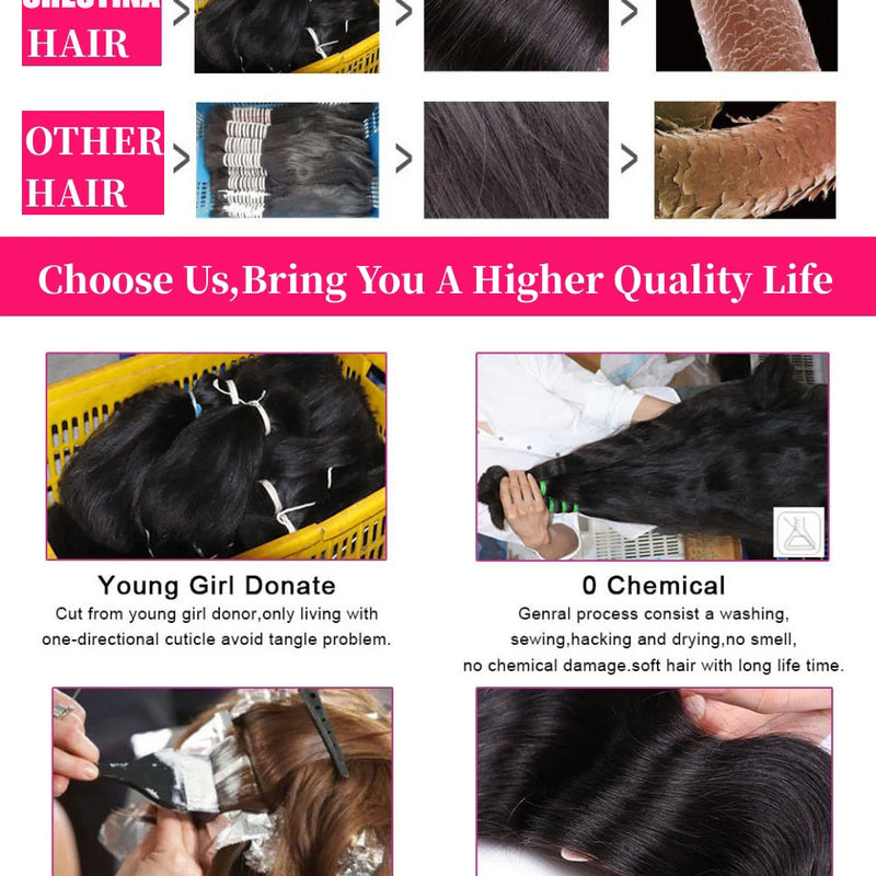 12A Human Crochet Hair Body Wave Bundles Human Hair For Women Knotless Pre-Separated #27 Honey Blonde Feather Crochet Human Hair