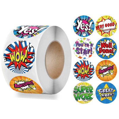 100 - New Cute Reward Stickers with Word Motivational | SAMAG