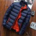 New Men's Thick Warm Parka Jackets Autumn Winter Casual Men's Outwear Coats Solid Male Windbreak Cotton Padded Down Jacket M-5XL