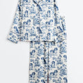 Extra Long Sleep Set Pajama, Casual Printed Fashion Pajama, Adult Comfortable Soft Pajama, Men's Winter Striped Sleepwear