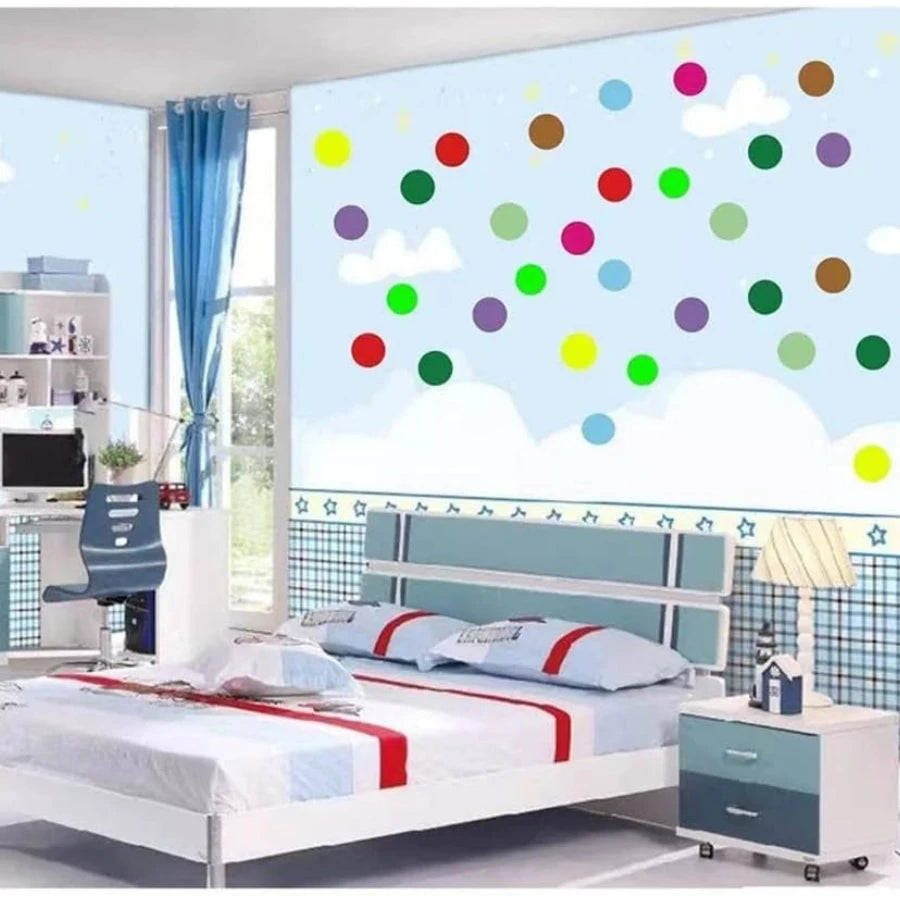 800 Pieces of 1/2 Inch Round Color Coded Label Dot Stickers, 10 Colors for Home Office Classroom