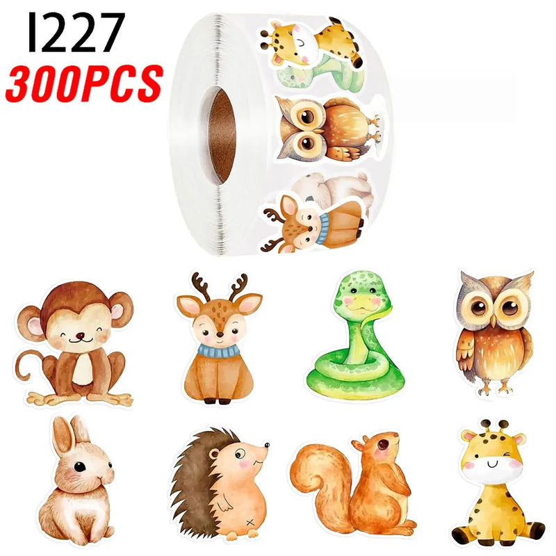100 - Cute Animal Stickers for Children Cartoon Zoon - View 8 | SAMAG