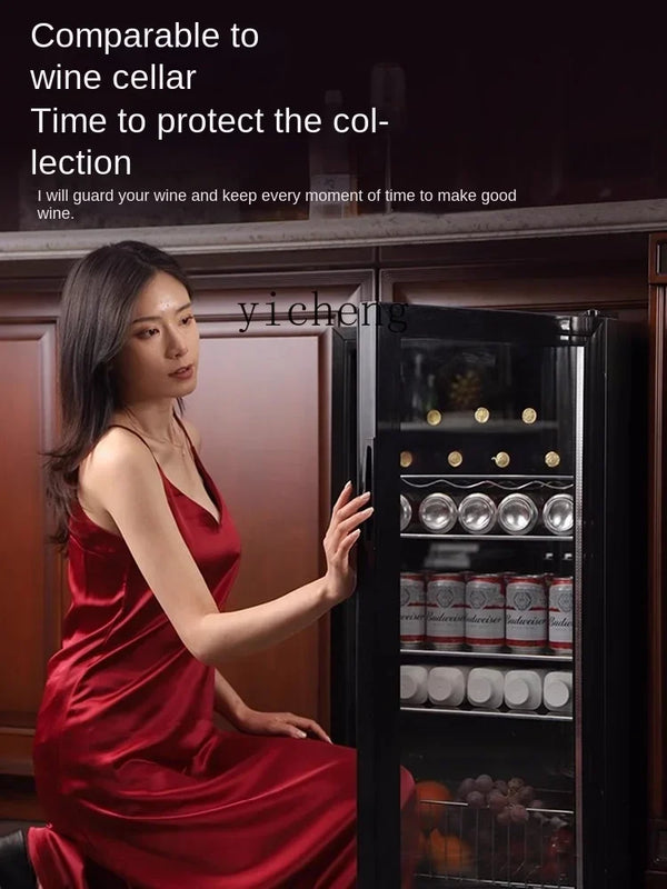 Minitype Refrigerator Mini Refrigerator Home Living Room Office Tea Wine Fresh Cabinet