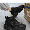 Shoes for Men High Quality Platform Sneaker Fashion High-top Leather Sports Men Shoes Thick-soled Casual Shoes Zapatillas Hombre