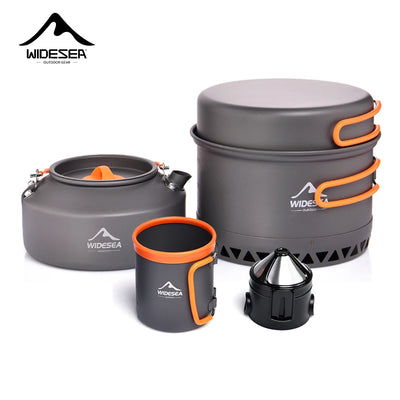 Camping Tableware Outdoor Cookware Set Pots Tourist | SAMAG