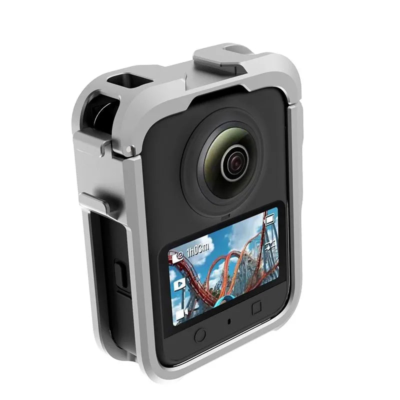 For DJI Osmo 360 Action Camera Rabbit Cage Protective Case Lens Protection Cover Metal Frame Expansion Adapter Mount