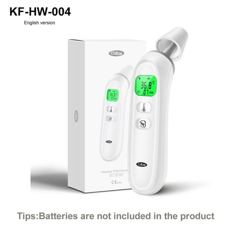 Cofoe Digital Infrared Fever Thermometer Medical Household  Infant Adult Forehead Non-contact Body Temperature Ear Thermometer