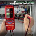 BSIDE 4-IN-1 Handheld Oscilloscope Digital Multimeter+Function Signal Generator Dual Channel O7:25MHz/O9:50MHz Current Tester