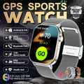 New GPS Military Smart Watch Bulit-in GPS Compass Altimeter Barometric 10ATM IP69K Waterproof AMOLED BT Call Smartwatch