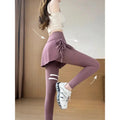Women Skirted Yoga Leggings Gym Pilates Daily Outdoor | SAMAG