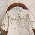 Japanese Lolita Style Lace Ruffles Blouses Summer Women - View 19 | SAMAG