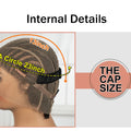 Short Ombre Cornrow Braided Bob Wig Synthetic Full Lace Braided Lace Wig with Baby Hair Knotless Handmade Braids Wigs for Women
