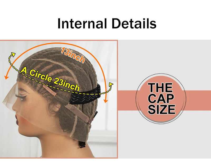 Short Ombre Cornrow Braided Bob Wig Synthetic Full Lace Braided Lace Wig with Baby Hair Knotless Handmade Braids Wigs for Women