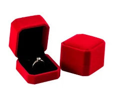 Huitan Velvet Box for Rings/Earrings/Necklaces/Bracelets Simple Classic Engagement Wedding Packaging Boxes - Visuel 9 | SAMAG