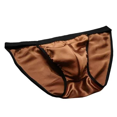 100% Mulberry Silk Men Panties Male Sexy Underwear