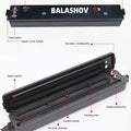 220V Electric Vacuum Sealer Packaging Machine with Free 15pcs Vacuum Bags Machine Household Black Food Vacuum Sealer
