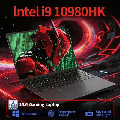 15.6' Intel Core I9 10980HK Windows 11 Pro Laptop | SAMAG