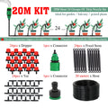 50-5M 1/4'' Hose Adjustable Drippers Automatic Watering Kit for Garden Greenhouse Home Outdoor Sprinkler Drip Irrigation System